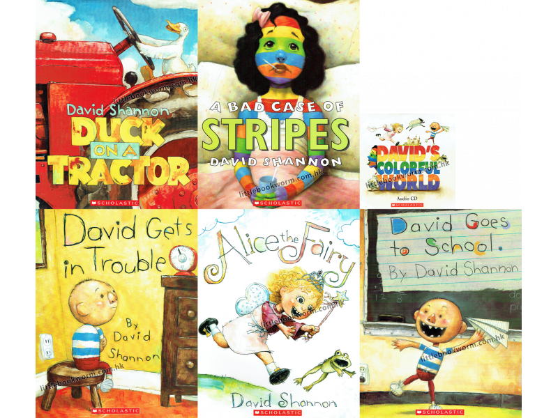 David's Colorful World Collection (5 Books & CD)