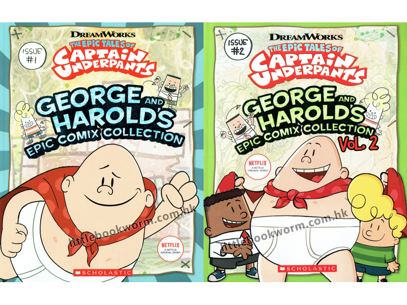 Captain Underpants TV: Epic Comix Collection (2 books)