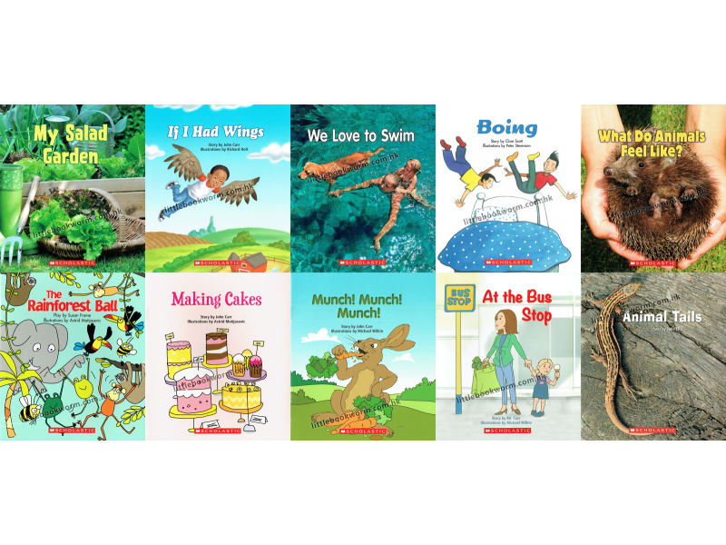 Scholastic Sunshine Readers Starter Level Set B (10 books)