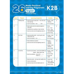 26週學前教育系列：幼兒英語 - 綜合能力基礎訓練K2 (2本套書)