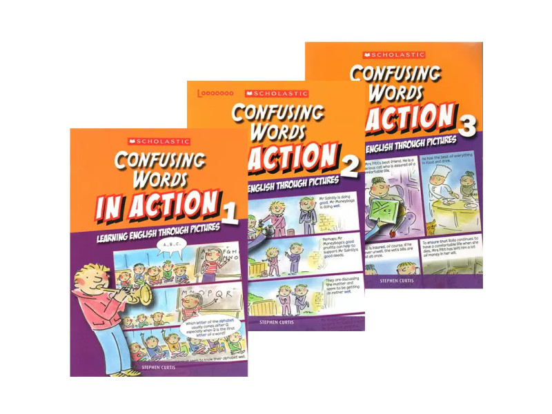 Scholastic In Action Confusing Words Set (3 books)
