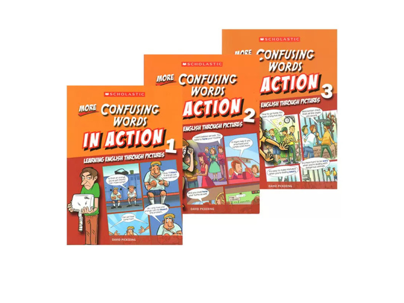 Scholastic In Action More Confusing Words Set (3 books)