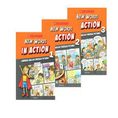 Scholastic In Action New Words Set (3 books)