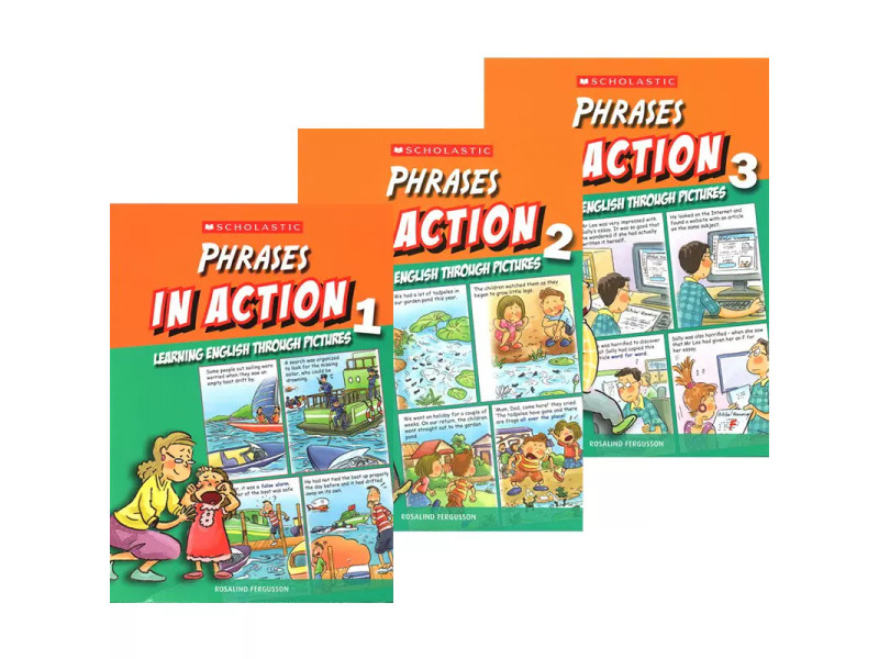 Scholastic In Action Phrases Set (3 books)