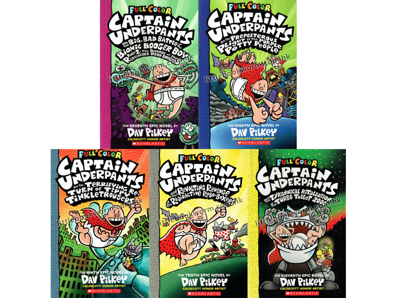 Captain Underpants Color Version #07-12 Collection (Paperback)