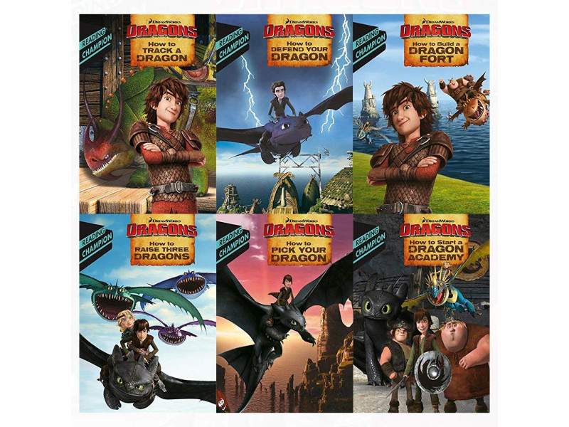How to Train your Dragon DreamWorks Readers Series 6 Books Collection Set